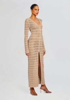 Dorothea Knit Crochet Cardigan -Zesty Dresses Sales Ecommerce Crop 24 03 26 DORTHEACARDIGAN MAYTOP MARJORIEMAXISKIRT OXFORD 0834 ECOMM