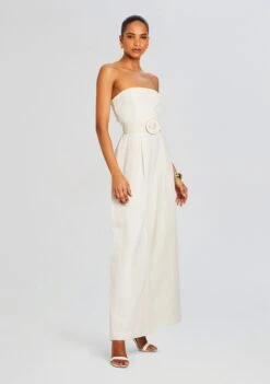 Nera Jumpsuit -Zesty Dresses Sales Ecommerce Crop 24 03 26 HN NERA 5805 JUMPSUITWHITE 1866 ECOMM