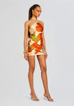 Adelaide Silk Dress -Zesty Dresses Sales Ecommerce Crop 24 03 27 ADELAIDEDRESS NEUTRALBOTANICAL 1855 ECOMM