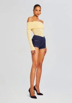 Kinsley Hot Short -Zesty Dresses Sales Ecommerce Crop 24 03 27 KINSLEYHOTPANT DEEPSEA 2218 ECOMM