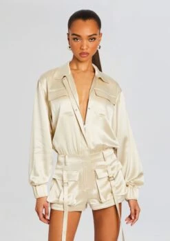 Rosanna Romper -Zesty Dresses Sales Ecommerce Crop 24 03 27 ROSANNAROMPER CHAMPAGNE 1254 ECOMM