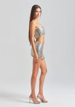 Kauren Embellished Chainmail Top -Zesty Dresses Sales Ecommerce Crop Retrofete Ecomm set2 look8 1548