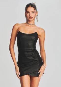 James Coated Denim Mini Dress -Zesty Dresses Sales Ecommerce Crop Retrofete eComm 220803 Set2 SHOT 23 3416