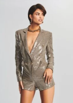 Montgomery Sequin Romper -Zesty Dresses Sales Ecommerce Crop Retrofete eComm 220830 Shot 13 0082