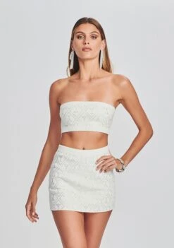 Faye Embellished Knit Bra