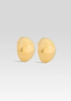 Sphere Earrings -Zesty Dresses Sales Ecommerce Crop SPHEREEARRINGS GOLD 010 ECOMM