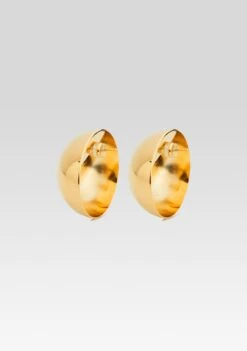 Sphere Earrings -Zesty Dresses Sales Ecommerce Crop SPHEREEARRINGS GOLD 015 ECOMM