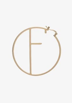 Hoop Letter Earring -Zesty Dresses Sales F f63013b1 9946 4c97 8913 ed2ca0633ef6