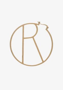 Hoop Letter Earring -Zesty Dresses Sales R