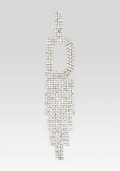 Alphabet Earring -Zesty Dresses Sales Silver D ECOMM