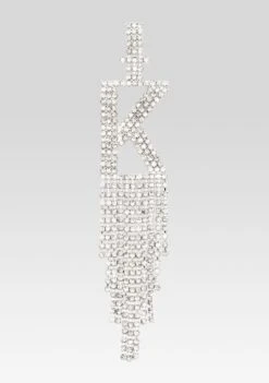 Alphabet Earring -Zesty Dresses Sales Silver K ECOMM